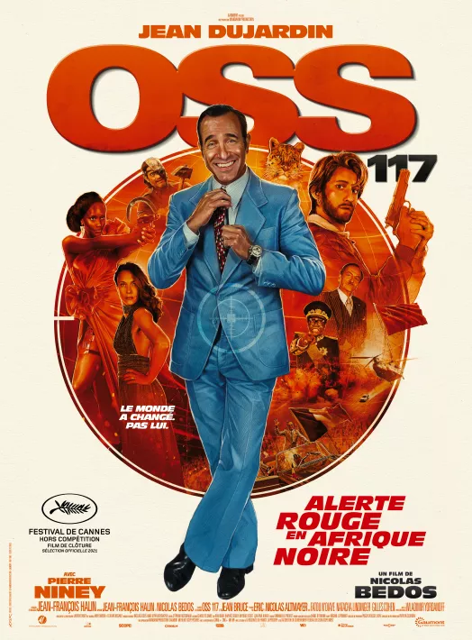 OSS 117 : ALERTE ROUGE EN AFRIQUE NOIRE / Affiche